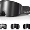 Odoland Photochromic Ski Goggles: All-Weather Snow Eyewear
