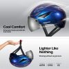 Odoland 2-in-1 Ski Helmet with Magnetic Goggles Set Odoland 2-in-1 Ski Helmet with Magnetic Goggles Set