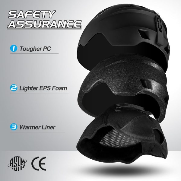 Odoland ASTM Certified Ski Helmet