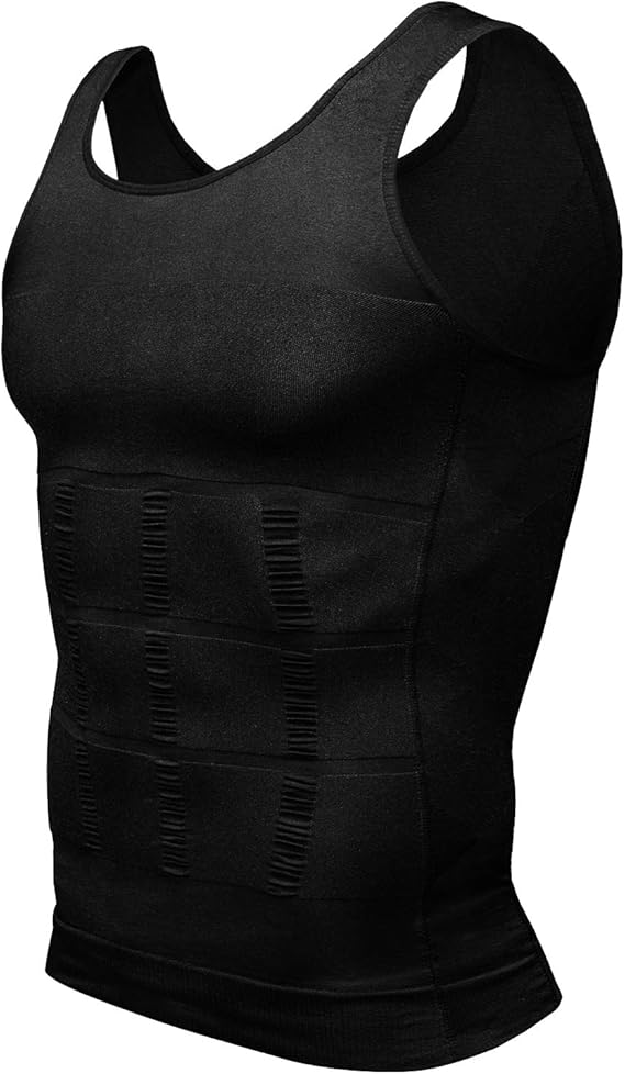 Odoland Men's Slimming Body Shaper Compression Undershirt