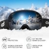Odoland Ski Helmet and Goggles Set