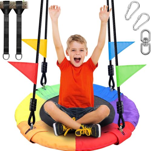 Odoland Kids Swing Seat Odoland Kids Swing Seat: Adjustable Ropes for Playground