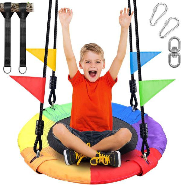 Odoland Kids Swing Seat Odoland Kids Swing Seat: Adjustable Ropes for Playground