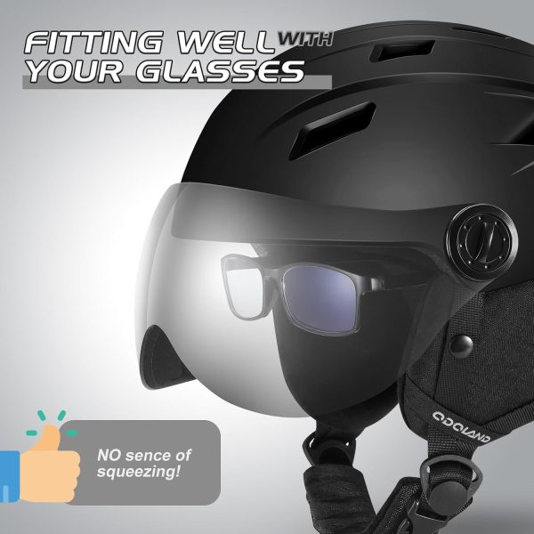 Odoland ASTM Certified Ski Helmet