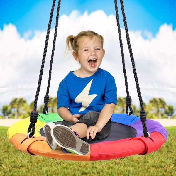 Odoland Kids Swing Seat Odoland Kids Swing Seat: Adjustable Ropes for Playground