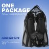 Odoland 4-in-1 Snorkeling Set: Panoramic Mask & Trek Fins Odoland 4-in-1 Snorkeling Set: Panoramic Mask & Trek Fins