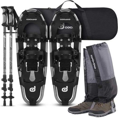 Odoland 4-in-1 Snowshoes Set