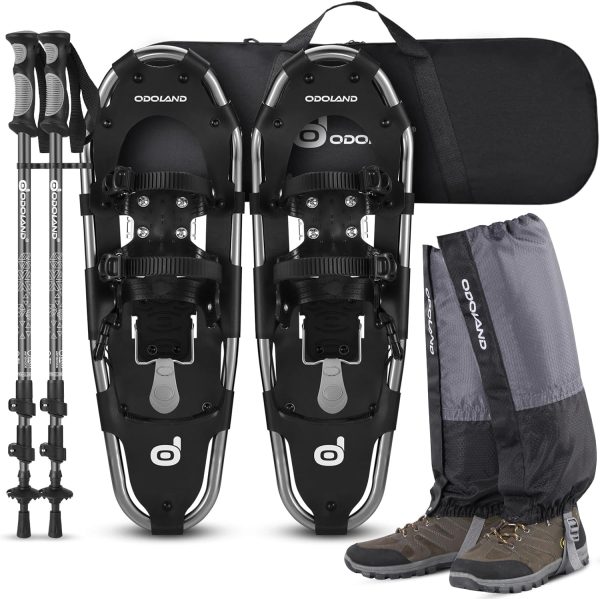 Odoland 4-in-1 Snowshoes Set