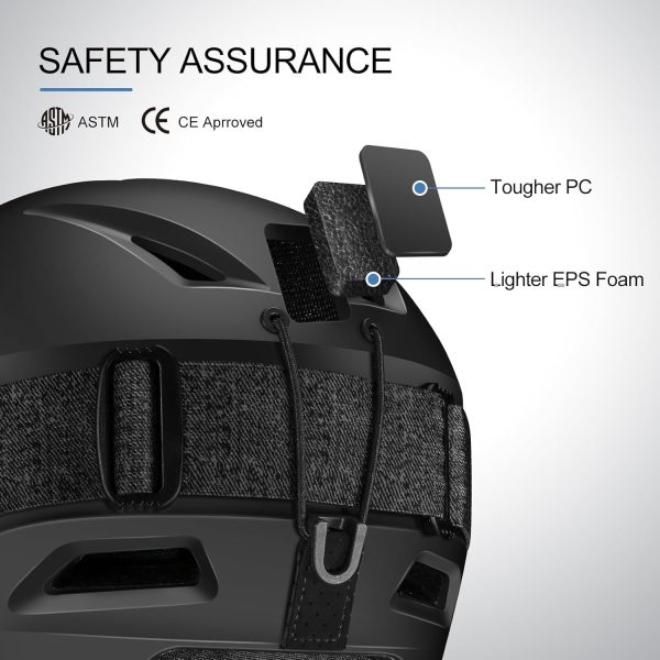 Odoland Ski Helmet and Goggles Set