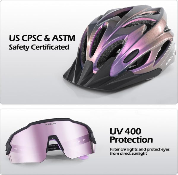 Odoland Polarized Cycling Sunglasses: UV400 Sports Eyewear