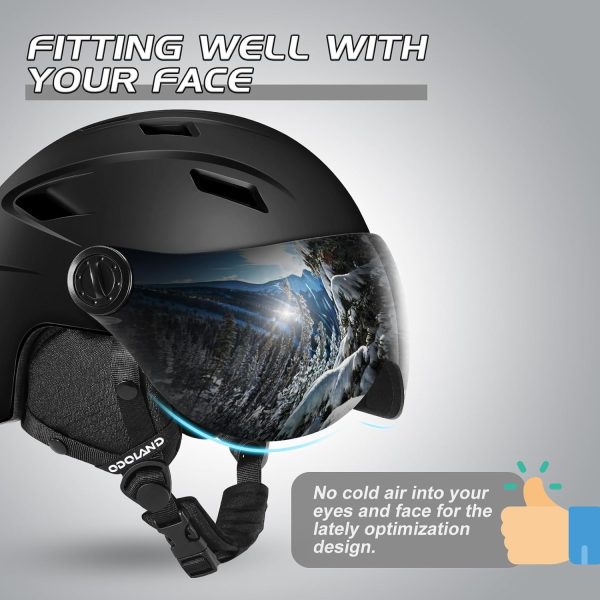 Odoland ASTM Certified Ski Helmet