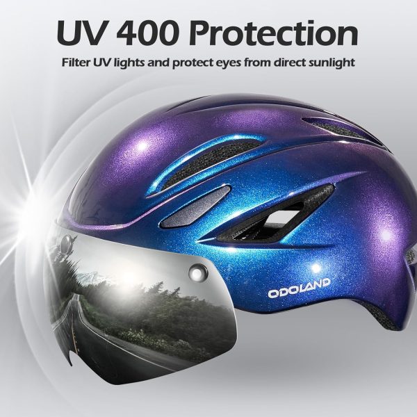 Odoland 2-in-1 Ski Helmet with Magnetic Goggles Set Odoland 2-in-1 Ski Helmet with Magnetic Goggles Set