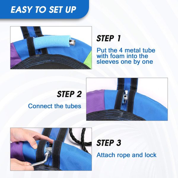 Odoland Kids Swing Seat Odoland Kids Swing Seat: Adjustable Ropes for Playground