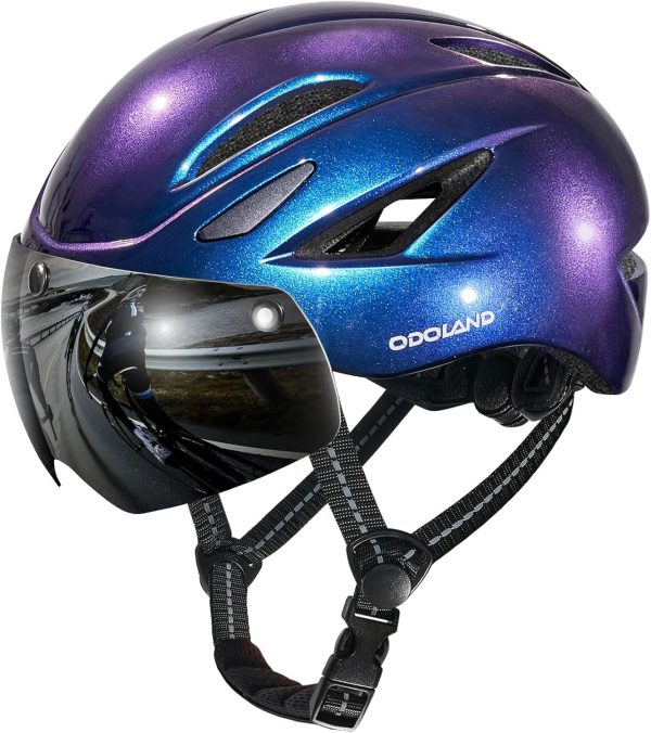 Odoland 2-in-1 Ski Helmet with Magnetic Goggles Set Odoland 2-in-1 Ski Helmet with Magnetic Goggles Set