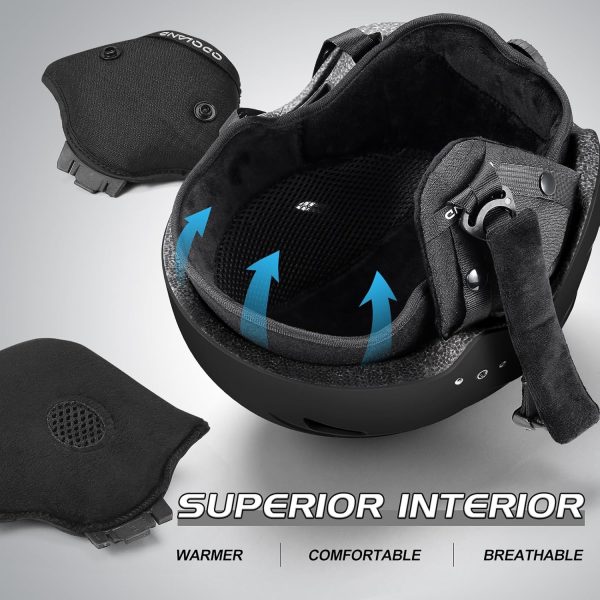 Odoland ASTM Certified Ski Helmet