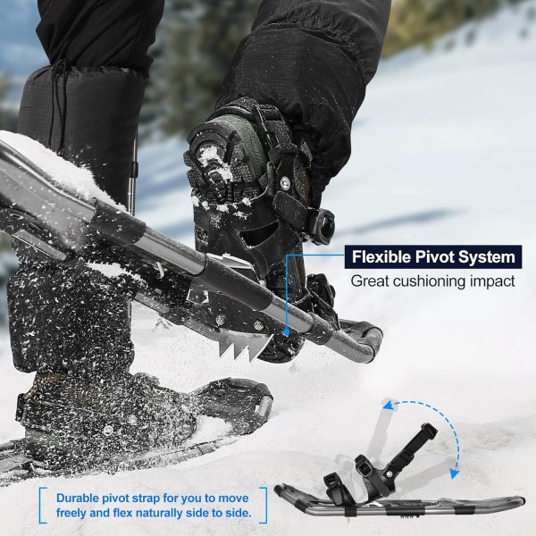 Odoland 4-in-1 Snowshoes Set
